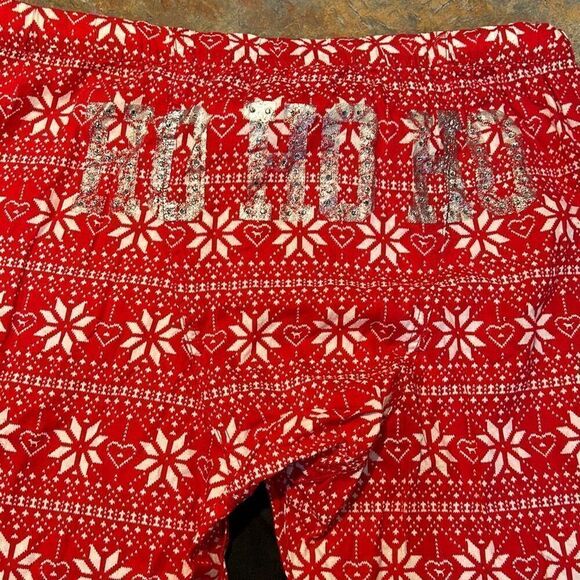 Victoria’s Secret Christmas Pajama Pants HO HO HO Sz Medium - Picture 4 of 6